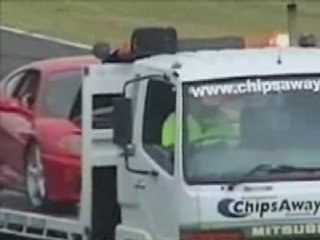 Holy Crap Ferrari Wreck!