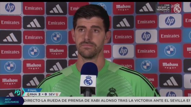 Courtois no se muerde la lengua y dice lo que todo el mundo piensa sobre la victoria