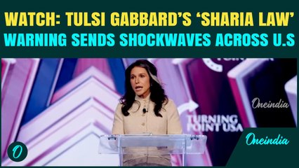 VIDEO: DNI Tulsi Gabbard’s EXPLOSIVE Speech on Islamization of American Cities | ‘Sharia Law in U.S’