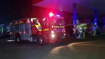 Incêndio atinge depósito anexo a posto de combustíveis na Avenida Carlos Gomes