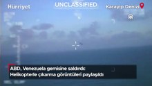 ABD, Venezuela gemisine saldırdı: Helikopterle çıkarma görüntüleri paylaşıldı