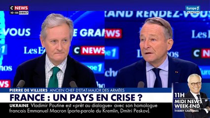Crise politique : «Les Français ne comprennent plus leurs dirigeants», affirme le Général Pierre de Villiers