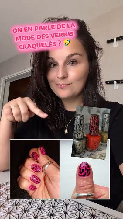 la mode du vernis craquelé