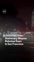 Stationary Waymo Robotaxi Seen In San Francisco