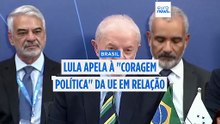 Lula apela à "coragem política" da UE para assinar acordo com o Mercosul