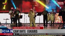 Caracas Retumba 2025 | Cantante Eukaris puso a bailar a miles de caraqueños en la Plaza Diego Ibarra
