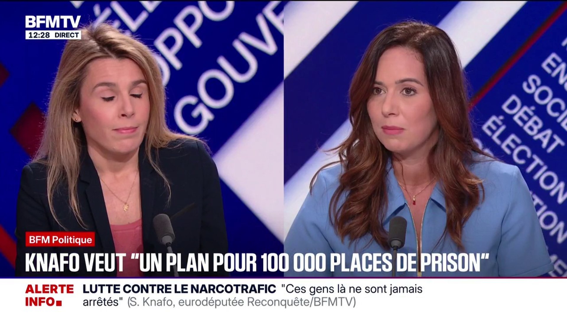 "Enfermer les gens, ce n'est pas immoral", déclare Sarah Knafo, qui propose  "un plan pour 100.000 places de prison"