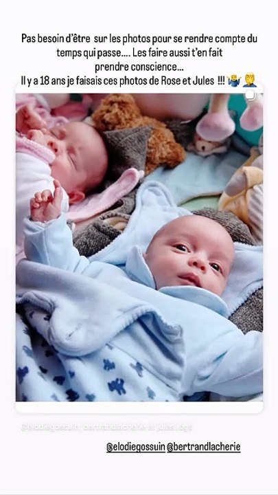 Elodie Gossuin fête l'anniversaire de Rose et Jules 20 décembre 2025 @Instagram