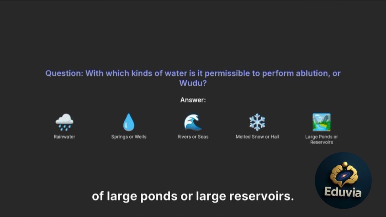 With Which Kind of Water is it permissible for to Perform ablution or Wadu? | Learn About Islam