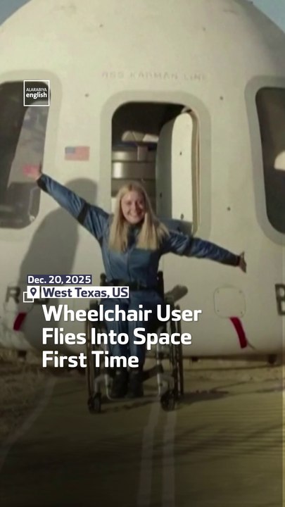 Wheelchair User Flies Into Space First Time