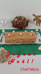 Buche de Noël pralinée - la recette facile