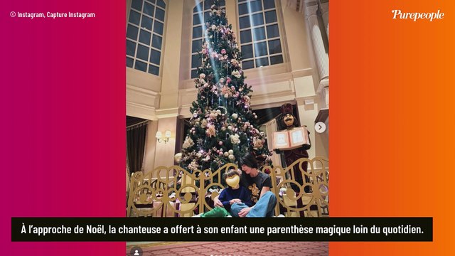 Nolwenn Leroy pose avec son compagnon Arnaud Clément et leur fils Marin (7 ans) pour une parenthèse enchantée