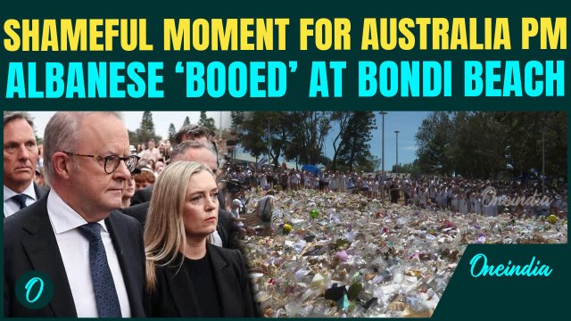Australia PM Albanese ‘BOOED’ and ‘JEERED’ at Bondi Attack Site |‘SHAME, SHAME’ Chants ECHO at Vigil