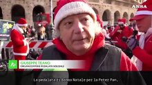 A Roma Babbo Natale in bici, pedalata solidale per i bimbi di Peter Pan