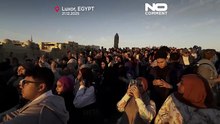 Solstizio d'inverno: l'alba si allinea con il Tempio di Karnak a Luxor, in Egitto