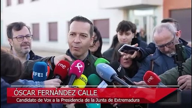 Los candidatos a la presidencia de la Junta de Extremadura llaman a la participación