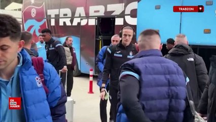 Trabzonspor kafilesi Ankara'ya gitt