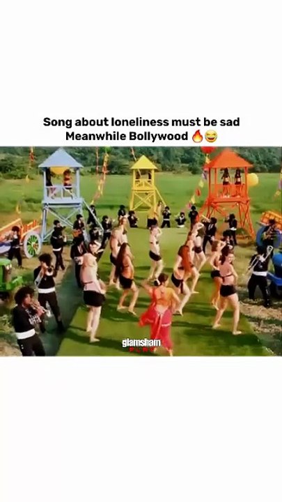 When loneliness gets a full-blown dance number, only Bollywood can make sadness look this lively 🔥😂  #glamsham #bollywoodlogic #hindisongs #desicinema #musicmeme  {glamsham, bollywood logic, hindi songs, desi cinema, music meme}