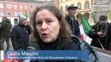 La protesta di garibaldini e risorgimentali contro la lapide a Palazzo Ducale