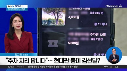 “주차 자리 팝니다”…현대판 봉이 김선달?