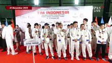 Atlet Sepak Takraw Tiba di Indonesia Usai Raih Perak di SEA Games 2025