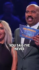 Kim Kardashian Stuns Steve Harvey on Celebrity Family Feud