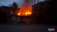 Extinguido un incendio en un caseta de huerta en Olleta