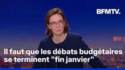 Budget pour la France: l'interview d'Amélie de Montchalin, ministre des Comptes publics