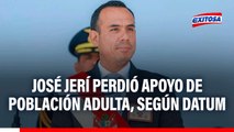 José Jerí tiene MENOS APROBACIÓN en nueva encuesta Datum: 