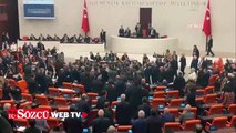 TBMM bütçe görüşmeleri sırasında CHP ve AKP Milletvekilleri arasında kavga