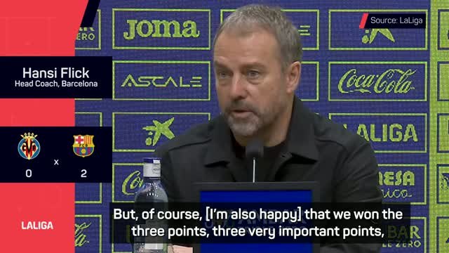 Barca boss Flick 'so happy' to see off 2025 with a win