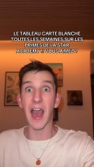 LE TABLEAU CARTE BLANCHE | STAR ACADEMY 2025 ⭐️