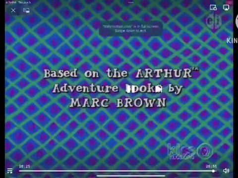 PBS Arthur Ending Credits Series 12 (2007) (International Season 11) (4:3)