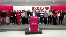 Gallardo valora los resultados del PSOE en Extremadura: "Han sido muy adversos"