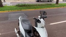 Mulher fica ferida ao cair de moto em Toledo