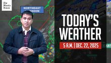 Today's Weather, 5 A.M. | Dec. 22, 2025