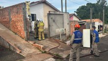 Incêndio em residência no Conjunto Sumatra mobiliza bombeiros