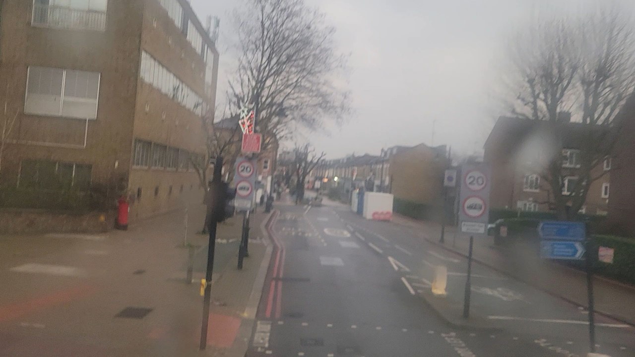 View from bus - 5 of 8 - Fifth of eight videos I shot while I was on the 44 bus to my workplace earlier today.