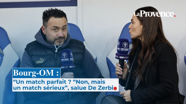 Bouug-OM : Un match parfait ? Non, un match sérieux , analyse De Zerbi après la qualification