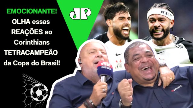 VAMPETA FOI À LOUCURA! | REAÇÕES do CORINTHIANS CAMPEÃO da COPA DO BRASIL sobre o VASCO!