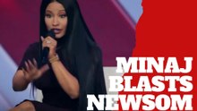 Nicki Minaj blasts Gavin Newsom during conservative event