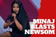 Nicki Minaj blasts Gavin Newsom during conservative event