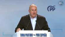 Génova celebra la victoria en Extremadura: "Es una paliza del PP al PSOE, se hunde en su suelo electoral"