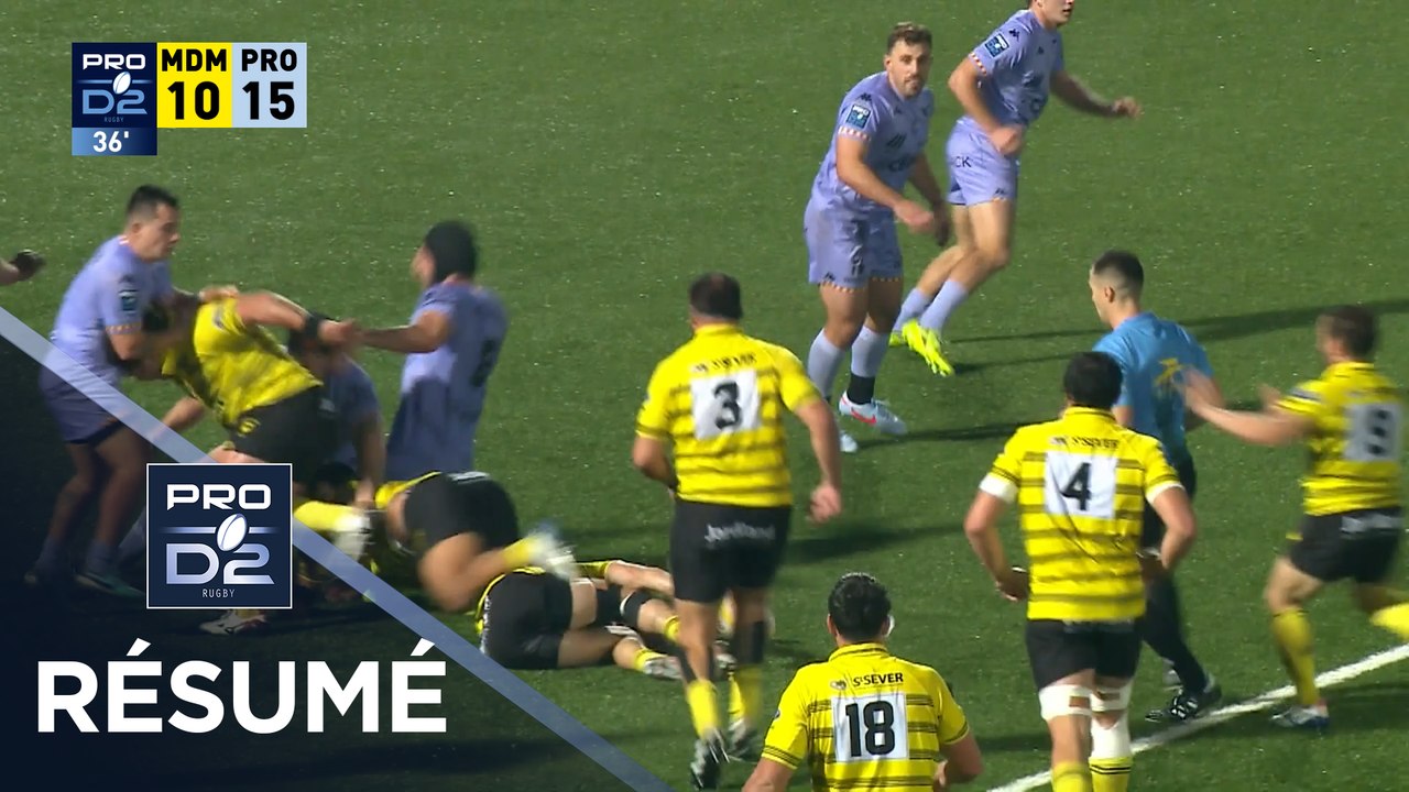 PRO D2 Saison 2025-2026 J15 - Résumé Stade Montois Rugby - Provence Rugby
