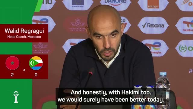 Regragui remaining 'careful' with Hakimi's fitness