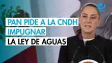 PAN exige a la CNDH que impugne la Ley de Aguas de Sheinbaum