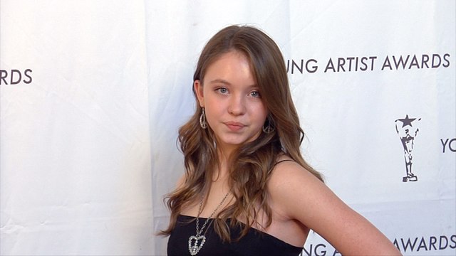 Sydney Sweeney in previously unseen footage on the red carpet at the 2011 Young Artist Awards