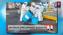 FGR destruye tres toneladas de precursores químicos para drogas sintéticas en Baja California
