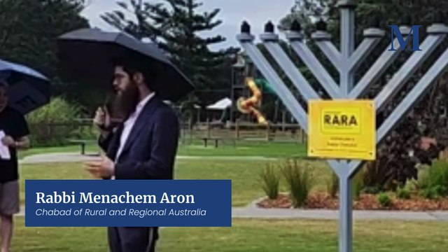 Hanukkah service in North Wollongong | December 21, 2025 | Illawarra Mercury