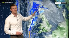 Met Office Monday Morning Weather Forecast 22/12/25